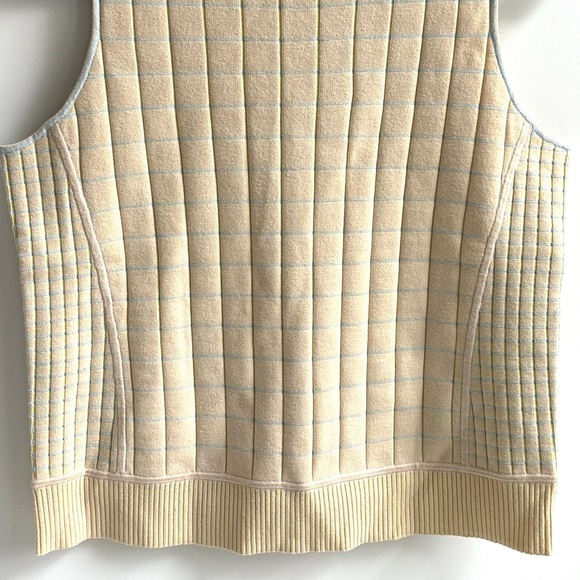 Carlisle Collection Salutation Sleeveless Top Blouse Yellow Size Large - Picture 4 of 16